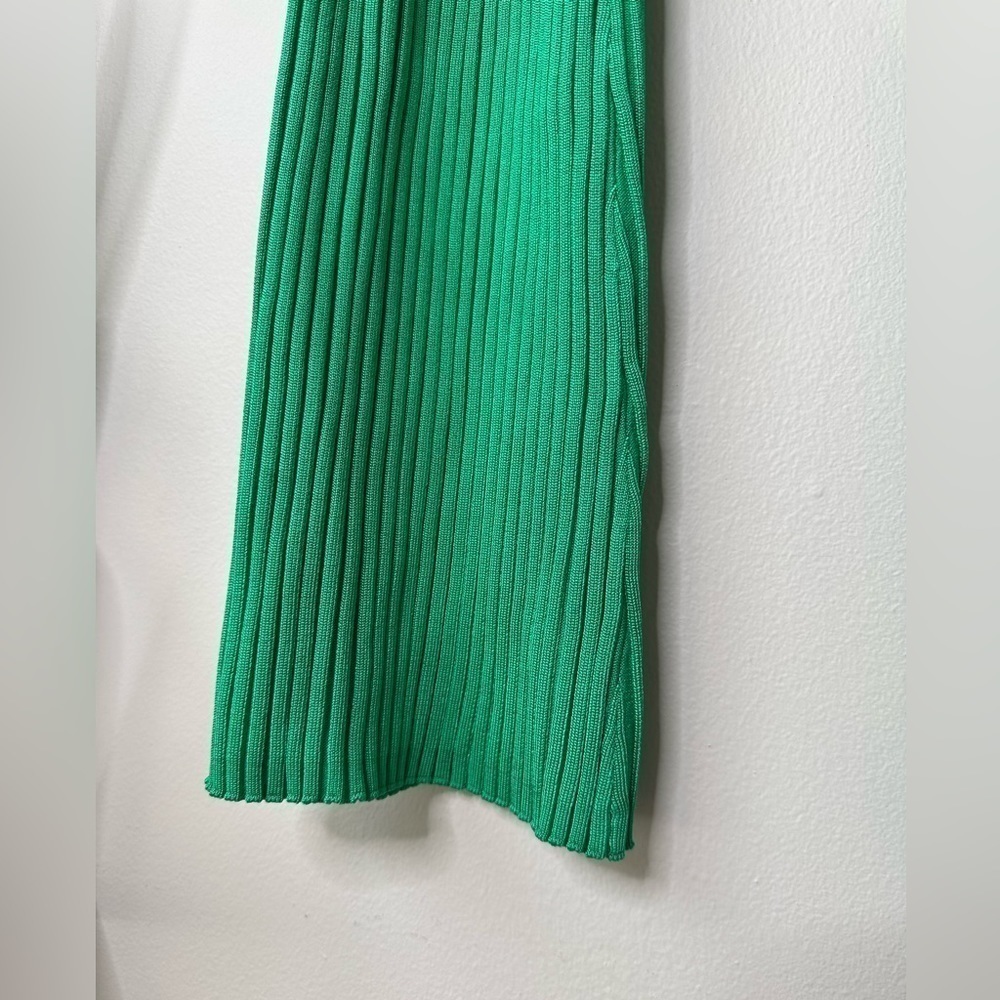 GOOD AMERICAN leggings green ribbed pull on flare pants 2X/3X NWT - Picture 6 of 10